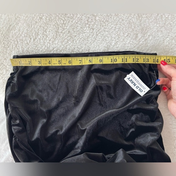 Old Navy Elegant Black Velvet Maxi Skirt size M - Picture 11 of 14